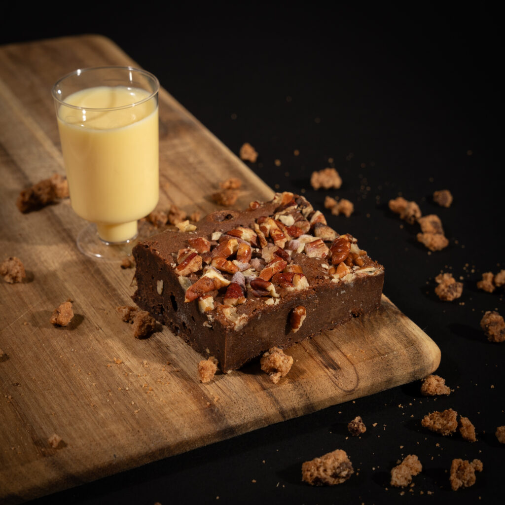 Brownie crème anlglaise et spéculos